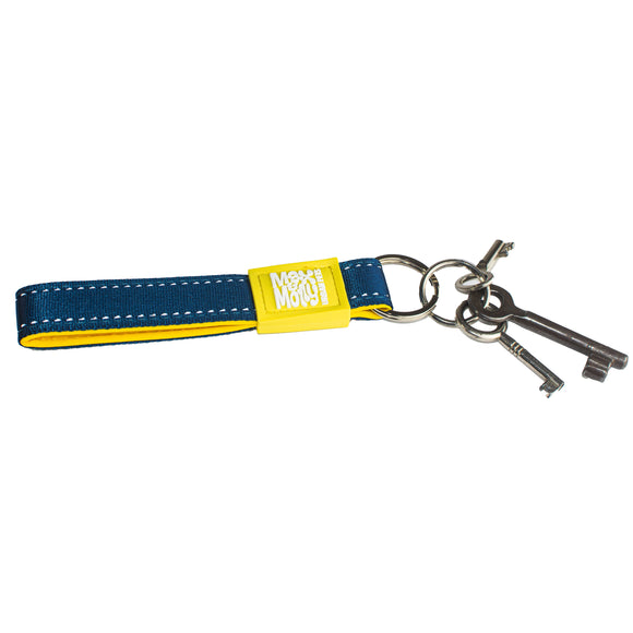 Max&Molly Yellow Key Chain – Durable Accessory with Secure Metal Clasp