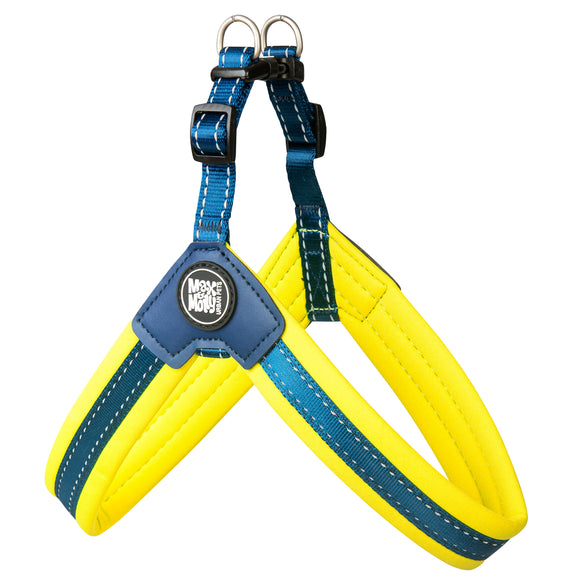 Max&Molly Q-Fit Step-In Harness Yellow – Lightweight Adjustable XL Design for Comfort