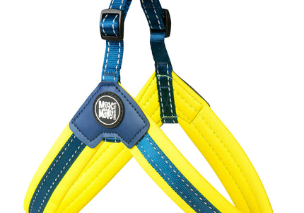 Max&Molly Q-Fit Step-In Harness Yellow – Lightweight Adjustable XL Design for Comfort