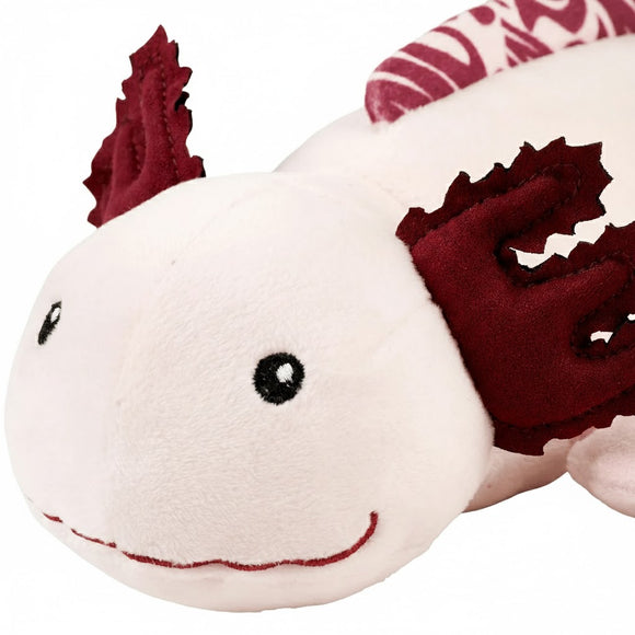 Max&Molly Huggles Axolotl Axel Plush Dog Toy with Squeaker