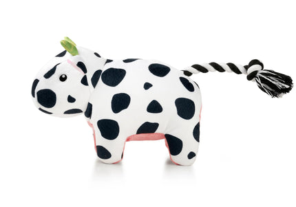 Max&Molly Huggles Claire Cow Plush Squeaky Dog Toy