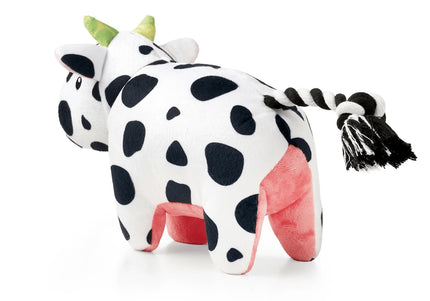 Max&Molly Huggles Claire Cow Plush Squeaky Dog Toy
