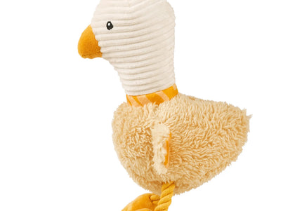 Max&Molly Huggles Chicken Eggsy Plush Dog Toy with Squeaker and Crinkly Wings