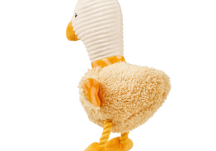 Max&Molly Huggles Chicken Eggsy Plush Dog Toy with Squeaker and Crinkly Wings