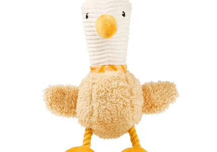 Max&Molly Huggles Chicken Eggsy Plush Dog Toy with Squeaker and Crinkly Wings