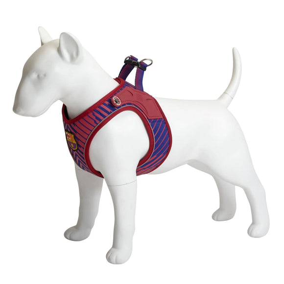 Max&Molly FC Barcelona Air Vest Dog Harness – Pressure-Free, Lightweight, Football Club Motif, Size M