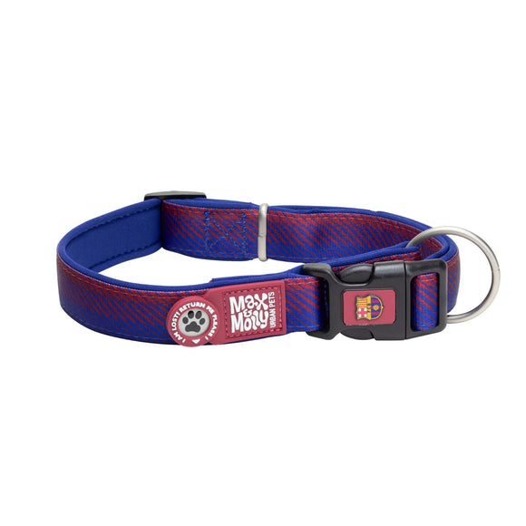 Max&Molly FC Barcelona Smart ID Collar – QR Identifier, Club Colors, Medium Size