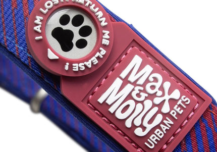 Max&Molly FC Barcelona Smart ID Collar – QR Identifier, Club Colors, Medium Size