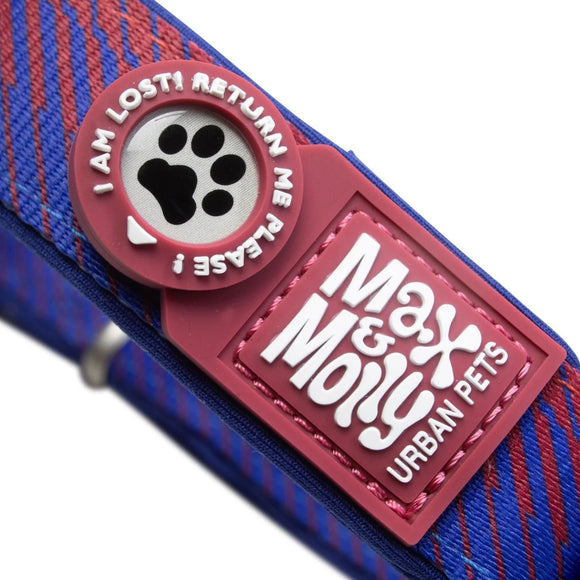 Max&Molly FC Barcelona Smart ID Collar – QR Identifier, Club Colors, Medium Size