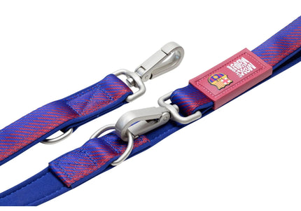 Max&Molly FC Barcelona Multi-Function Leash – Detachable Sports Motif, Large Size, Durable Design