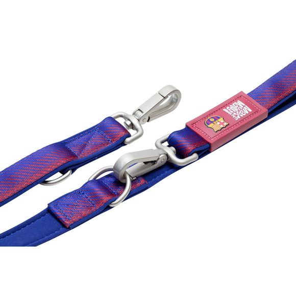 Max&Molly FC Barcelona Multi-Function Leash – Detachable Sports Motif, Large Size, Durable Design