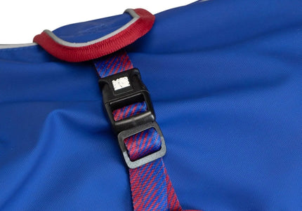 Max&Molly FC Barcelona Dog Raincoat – Waterproof Jacket with Football Club Motif, Size M