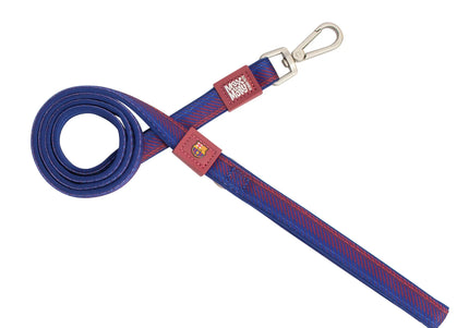 Max&Molly FC Barcelona Short Leash 120cm – Sporty Dog Lead with Club Motif, Size S