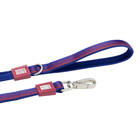 Max&Molly FC Barcelona Short Leash 120cm – Sporty Dog Lead with Club Motif, Size S