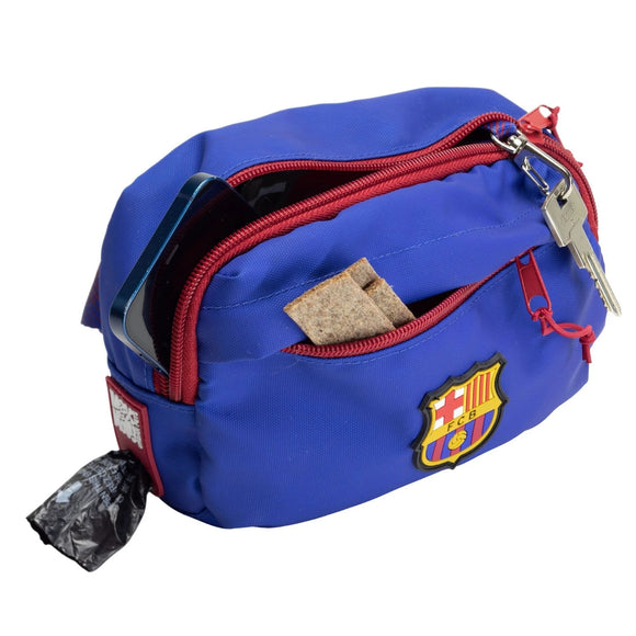 Max&Molly FC Barcelona Training Waist Bag – Sporty Dog Walking Accessory with Club Motif