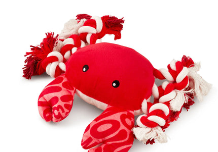 Max&Molly Huggles Crab Howie Plush Squeaky Dog Toy