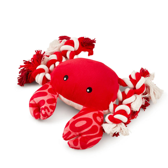Max&Molly Huggles Crab Howie Plush Squeaky Dog Toy