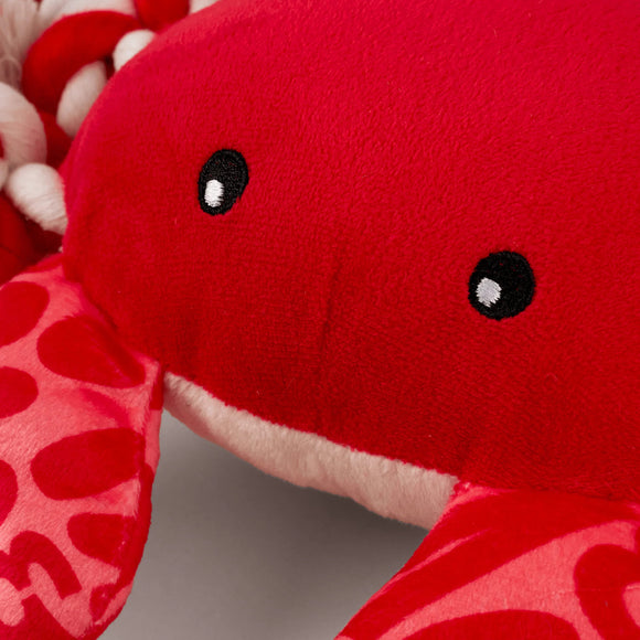 Max&Molly Huggles Crab Howie Plush Squeaky Dog Toy