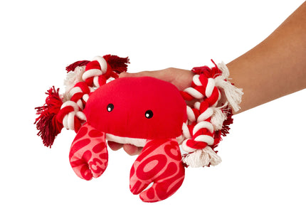 Max&Molly Huggles Crab Howie Plush Squeaky Dog Toy