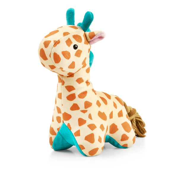 Max&Molly Huggles Giraffe Jerry Squeaker-Free Plush Dog Toy