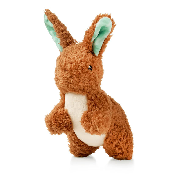 Max&Molly Huggles Lotta Furry Rabbit Squeaker-Free Dog Toy