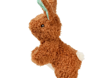 Max&Molly Huggles Lotta Furry Rabbit Squeaker-Free Dog Toy