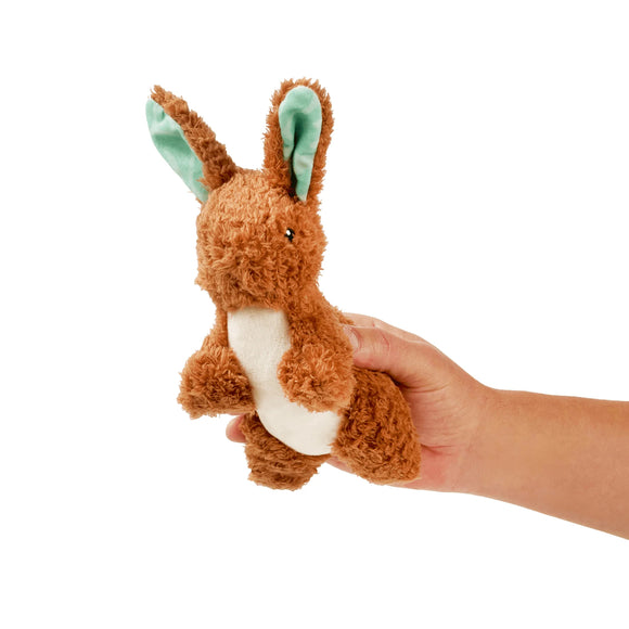 Max&Molly Huggles Lotta Furry Rabbit Squeaker-Free Dog Toy