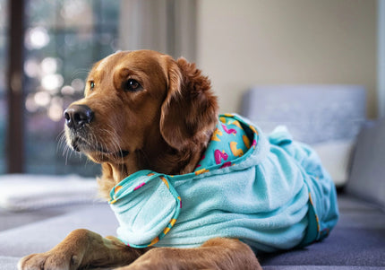 Max&Molly Ducklings Bathrobe – Soft Absorbent Microfiber Robe with Duck Pattern, Large Size