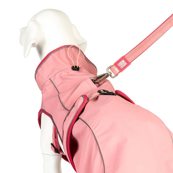 Max&Molly Matrix 2.0 Rose Dog Raincoat – Waterproof Pink Jacket, Medium Size