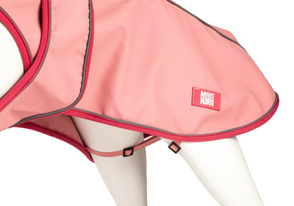 Max&Molly Matrix 2.0 Rose Dog Raincoat – Waterproof Pink Jacket, Medium Size