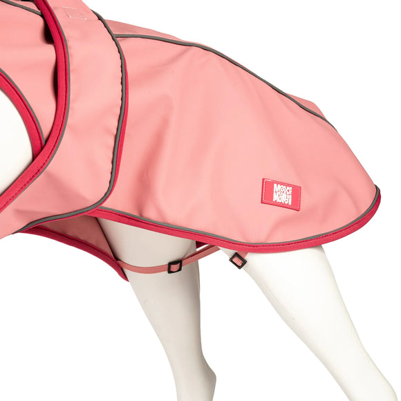 Max&Molly Matrix 2.0 Rose Dog Raincoat – Waterproof Pink Jacket, Medium Size
