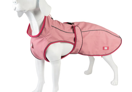 Max&Molly Matrix 2.0 Rose Dog Raincoat – Waterproof Pink Jacket, Medium Size
