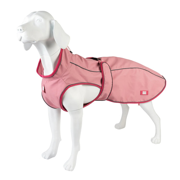 Max&Molly Matrix 2.0 Rose Dog Raincoat – Waterproof Pink Jacket, Medium Size