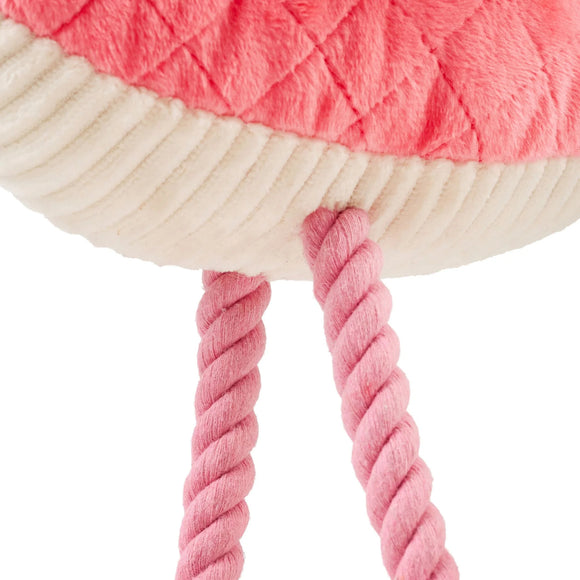 Max&Molly Huggles Sunny Flamingo Plush Dog Toy with Crinkly Wings