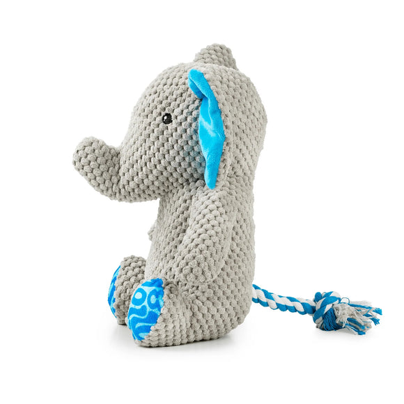 Max&Molly Huggles Elephant Susi Plush Dog Toy with Squeaker