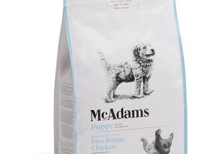McAdams Puppy Free Range Chicken – Baked Natural Puppy Food, 5kg, Premium Protein Source