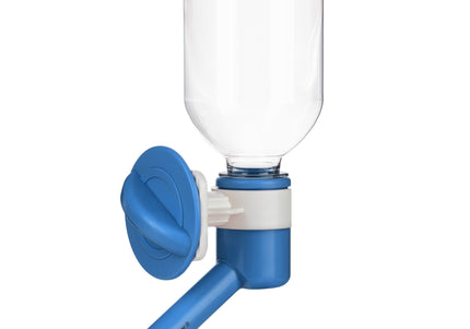 Madan Water Adapter with 330ml Bottle – Automatic Round Dog Waterer, Mint Color, Leak-Resistant Design