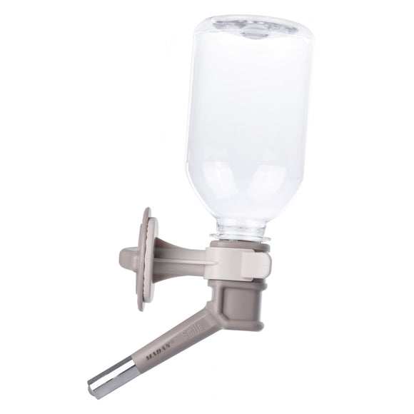 Madan Water Adapter with 330ml Bottle – Automatic Gray Dispenser, Leak-Resistant Design for Puppies