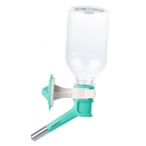Madan Water Adapter with 330ml Bottle – Automatic Gray Dispenser, Leak-Resistant Design for Puppies