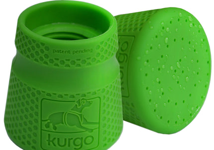 Kurgo Mud Dog Travel Shower – Portable Silicone Bottle Cover, Quick Cleaning Solution