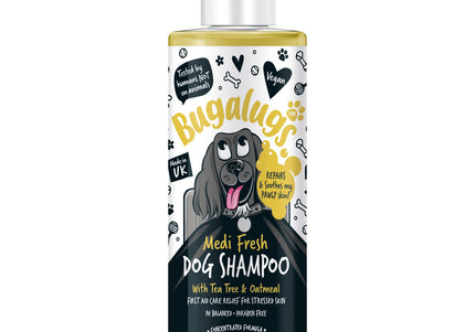 Bugalugs Medi Fresh Shampoo – Anti-Itch Oat and Essential Oil Formula, 250ml Bottle