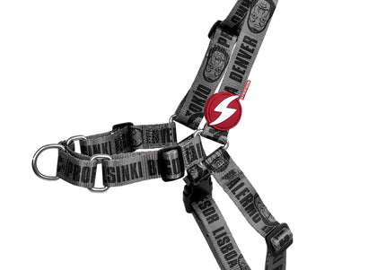 Dashi La Casa De Papel Melted Front Harness – Norwegian Style, Graphite, Money Heist Theme, Medium Size