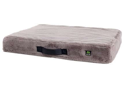 Maelson Orthopedic Memofluff Dog Bed – Supportive Memory Foam Mattress, Beige, Medium Size