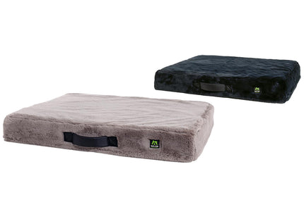 Maelson Orthopedic Memofluff Dog Bed – Supportive Memory Foam Mattress, Anthracite, Medium Size