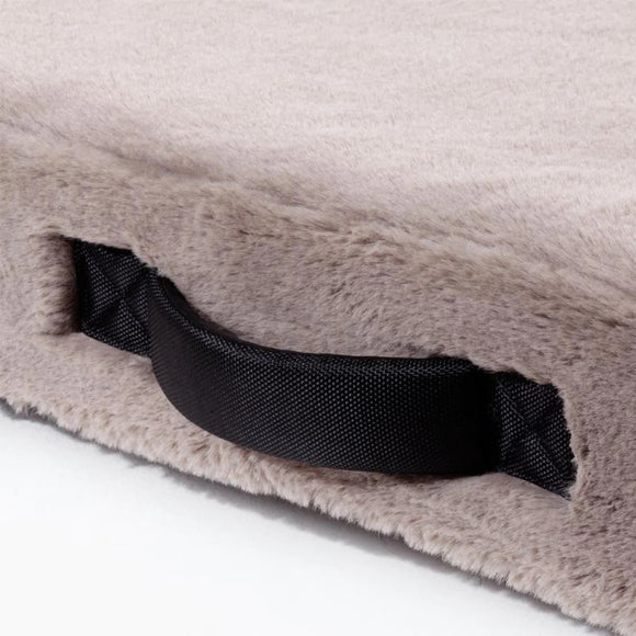 Maelson Orthopedic Memofluff Dog Bed – Supportive Memory Foam Mattress, Anthracite, Medium Size