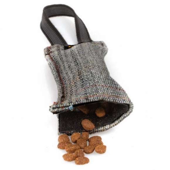 Julius K9 Treat Tug Toy – Fillable Training Tug with Secure Hook and Loop Closure