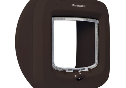 PetSafe Microchip Cat Flap Installation Adapter – White Mounting Ring for Secure Door Fitting