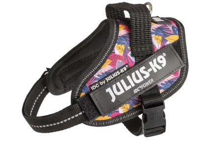 Julius-K9 IDC Powerharness Leaf2 – Premium Patterned Harness, Durable and Comfortable Design