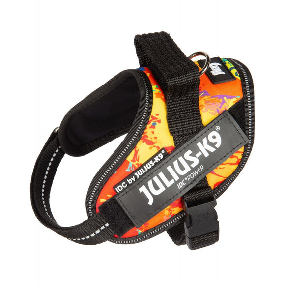 Julius-K9 IDC Powerharness Crazy – High-Quality Adjustable Harness, Vibrant Pattern Design