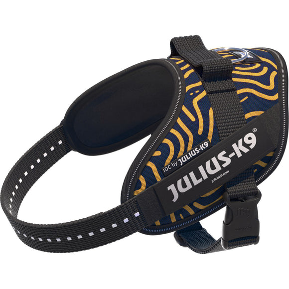Julius-K9 IDC Powerharness Canyon – Reflective Adjustable Dog Harness, Mini Size, Canyon Pattern